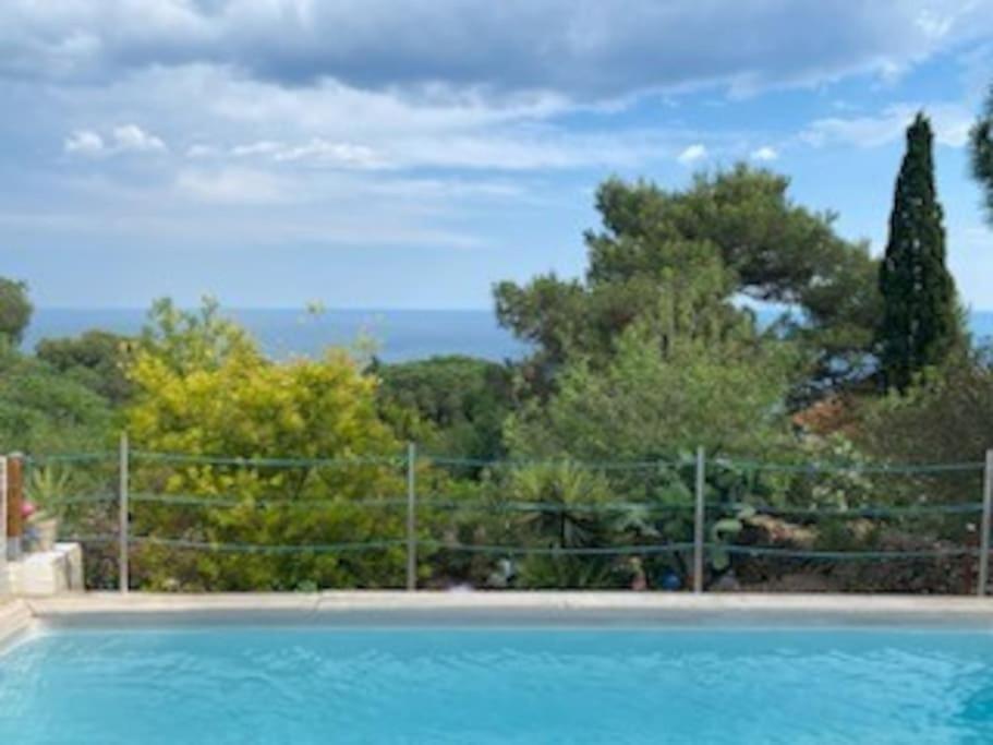 Haut De Villa Au Mont St Clair Vue Exceptionnelle Mer Et Foret Terrasses, Piscine, Petanque, Solarium Prives Sète Zewnętrze zdjęcie