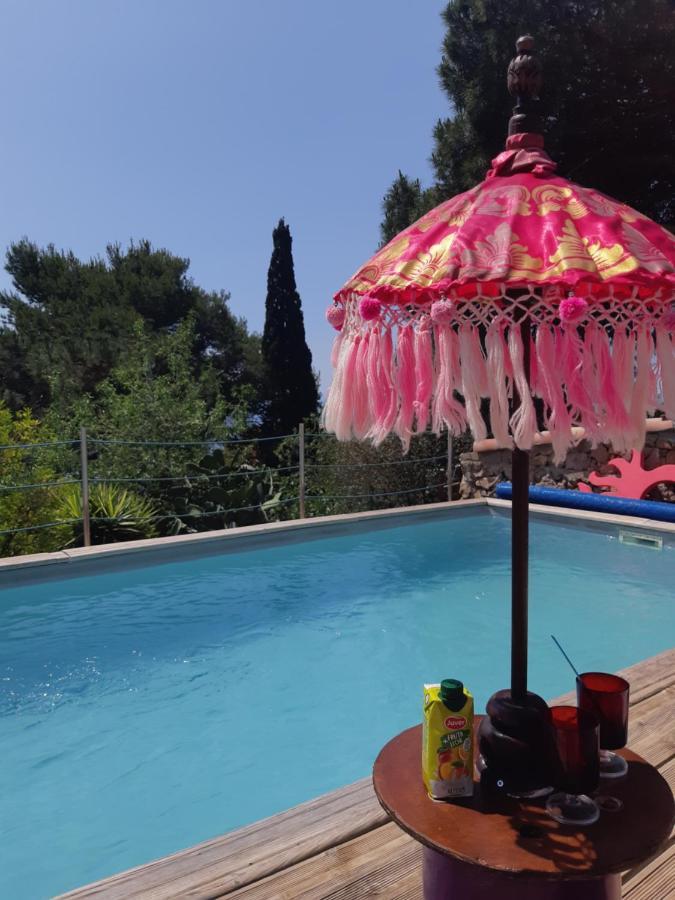 Haut De Villa Au Mont St Clair Vue Exceptionnelle Mer Et Foret Terrasses, Piscine, Petanque, Solarium Prives Sète Zewnętrze zdjęcie
